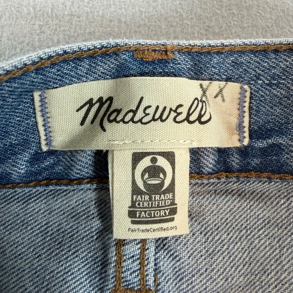 Madewell Perfect Vintage Straight Jeans Womens 27 Distressed